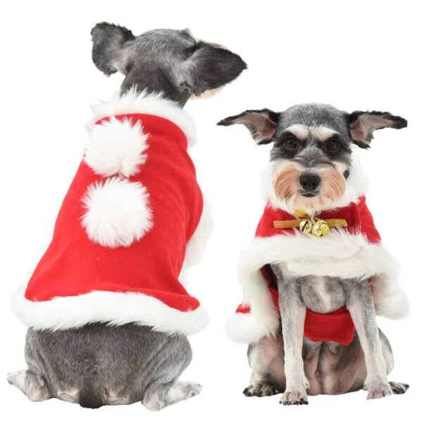 Dog and Cat Christmas Costume Cloak product image Dog and Cat Christmas Costume Cloak product image