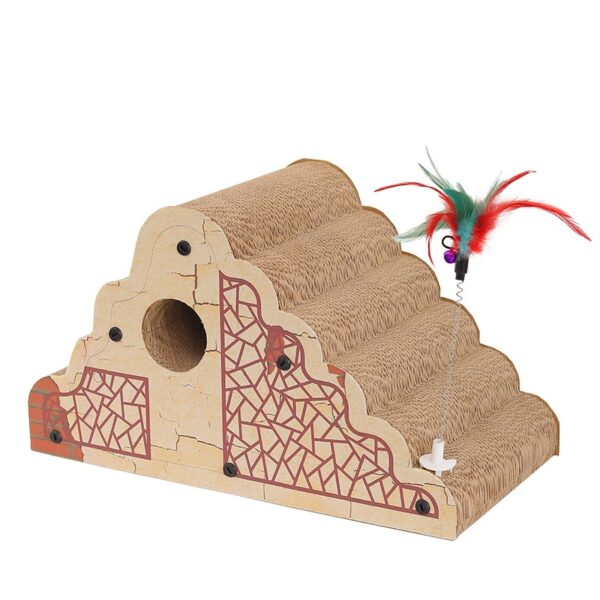 Corrugated Cardboard Scratching Post product image Corrugated Cardboard Scratching Post product image