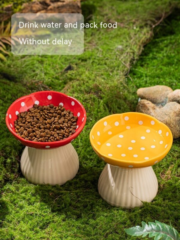 Raised Mushroom Cat Bowl product image Raised Mushroom Cat Bowl product image