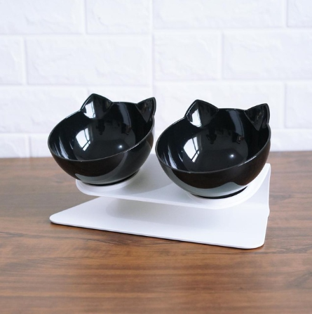 Inclined Cat Bowl with Raised Base product image