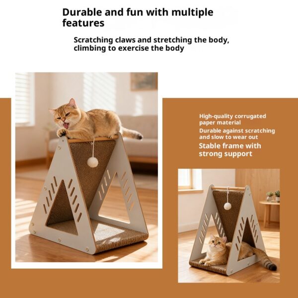 Cat Scratching Board and Nest product image Cat Scratching Board and Nest product image