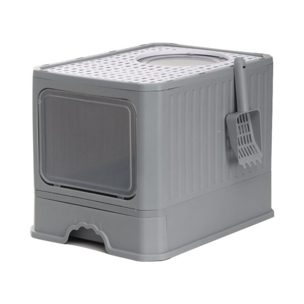 Foldable Double-Door Cat Litter Basin product image