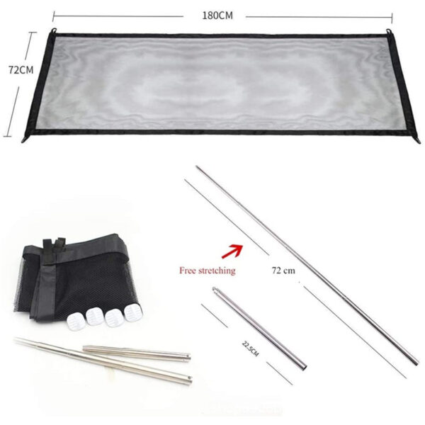 Portable Foldable Mesh Pet Fence for Dogs product image Portable Foldable Mesh Pet Fence for Dogs product image