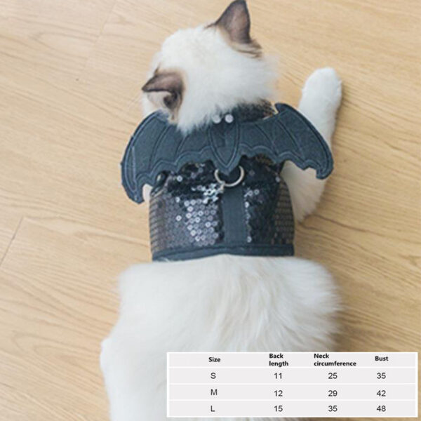 Halloween Pet Pumpkin Cloak Bat Wing Killer Makeover Costume product image Halloween Pet Pumpkin Cloak Bat Wing Killer Makeover Costume product image