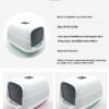 Fully Enclosed Cat Litter Box product image Fully Enclosed Cat Litter Box product image