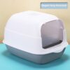 Fully Enclosed Cat Litter Box product image Fully Enclosed Cat Litter Box product image