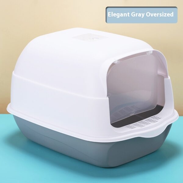 Fully Enclosed Cat Litter Box product image Fully Enclosed Cat Litter Box product image