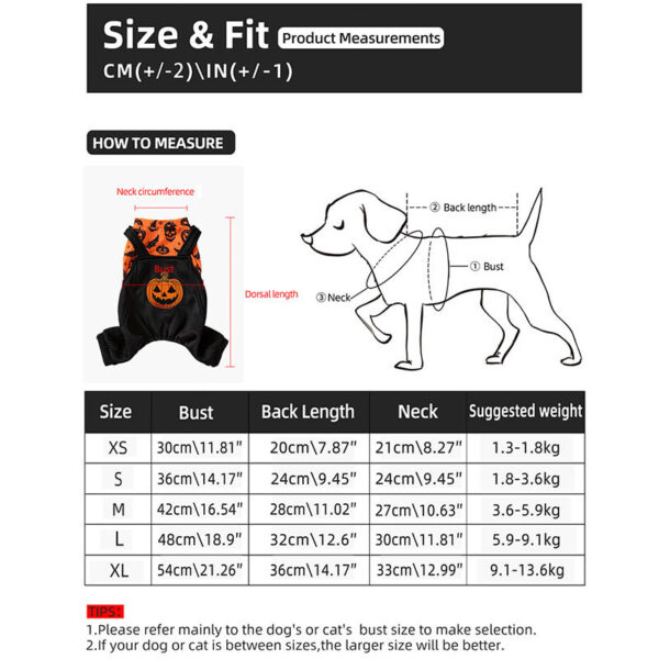 Halloween Printed Dog Costume product image Halloween Printed Dog Costume product image