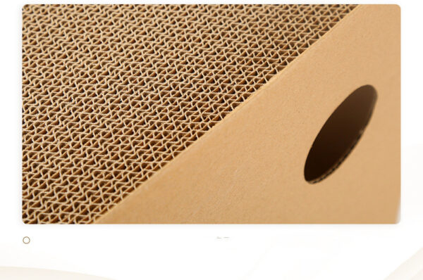 Corrugated Cardboard Cat House & Scratcher product image Corrugated Cardboard Cat House & Scratcher product image