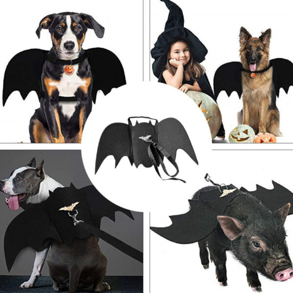 Halloween funny pet bat wings dog clothes product image Halloween funny pet bat wings dog clothes product image
