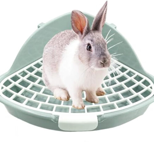 Corner Litter Box for Small Pets