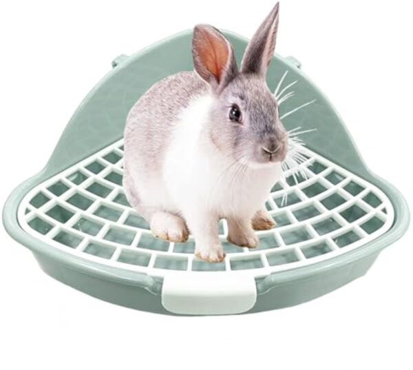Corner Litter Box for Small Pets Corner Litter Box for Small Pets