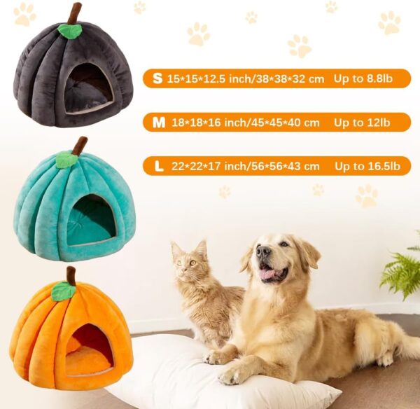 Pumpkin Cave Bed for Cats & Small Dogs product image Pumpkin Cave Bed for Cats & Small Dogs product image