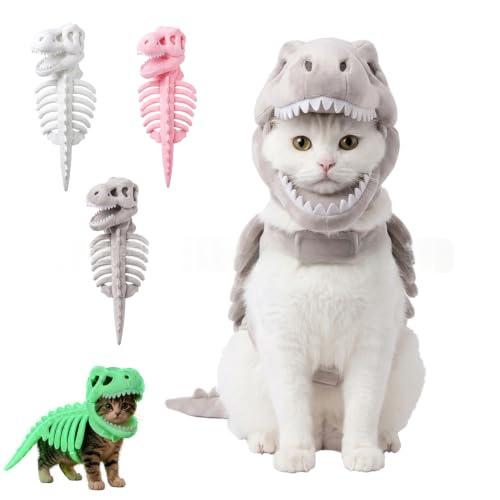 Dinosaur Skeleton Pet Costume Halloween Cat Hoodie product image Dinosaur Skeleton Pet Costume Halloween Cat Hoodie product image