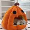 Halloween Pumpkin Pet Bed for Dogs & Cats Halloween Pumpkin Pet Bed for Dogs & Cats