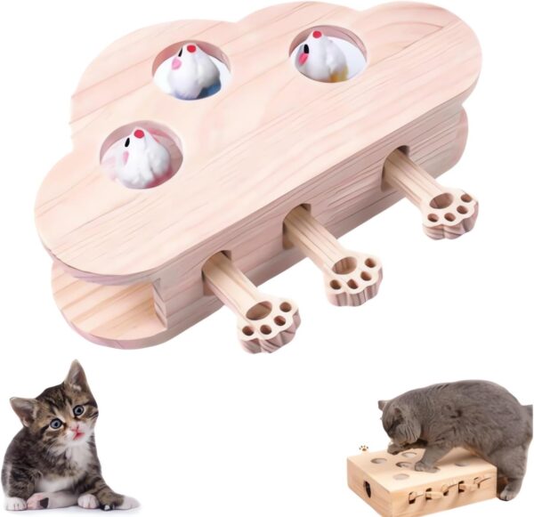 Cat Scratcher and Pop-Up Whack-a-Mole Toy Cat Scratcher and Pop-Up Whack-a-Mole Toy