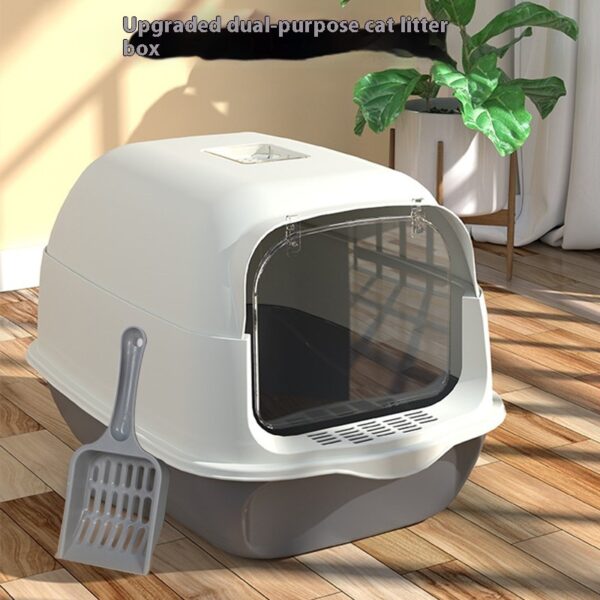 Fully Enclosed Cat Litter Box product image Fully Enclosed Cat Litter Box product image