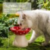 Raised Mushroom Cat Bowl product image Raised Mushroom Cat Bowl product image