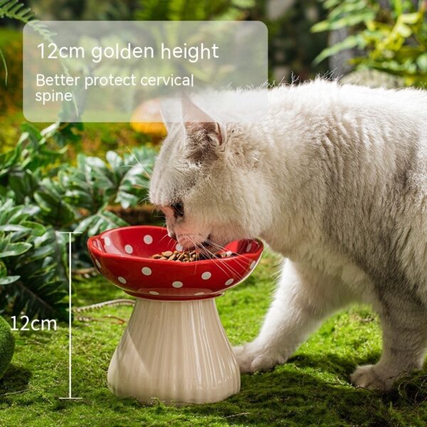 Raised Mushroom Cat Bowl product image Raised Mushroom Cat Bowl product image