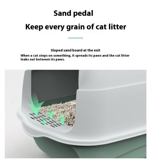 Fully Enclosed Cat Litter Box product image Fully Enclosed Cat Litter Box product image