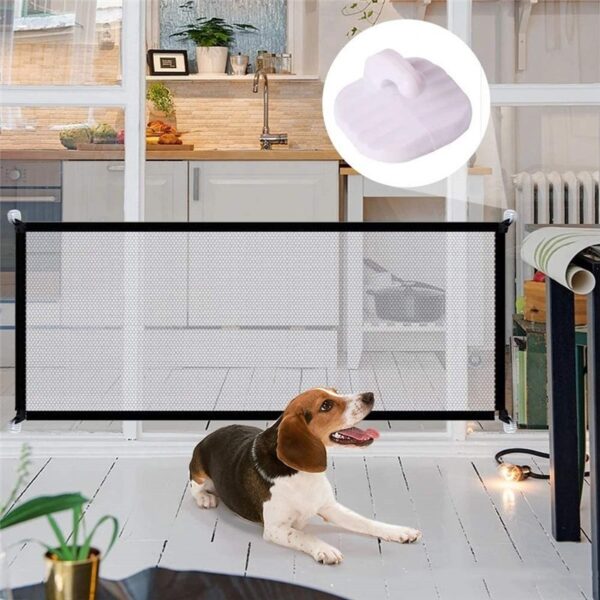 Portable Foldable Mesh Pet Fence for Dogs product image Portable Foldable Mesh Pet Fence for Dogs product image