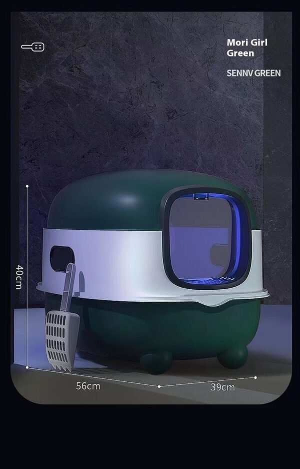 Oversized Fully Enclosed Cat Litter Box product image Oversized Fully Enclosed Cat Litter Box product image