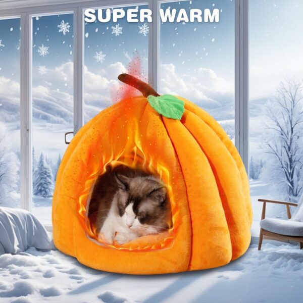 Pumpkin Cave Bed for Cats & Small Dogs product image Pumpkin Cave Bed for Cats & Small Dogs product image