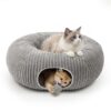 Collapsible Flannel Cat Tunnel Bed product image