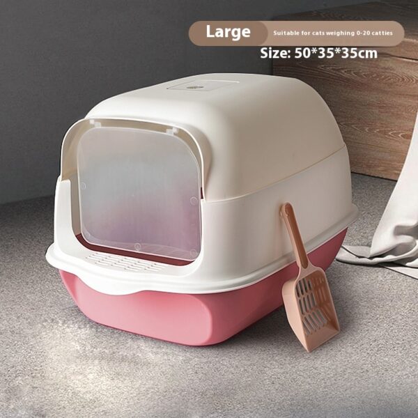 Fully Enclosed Cat Litter Box product image Fully Enclosed Cat Litter Box product image