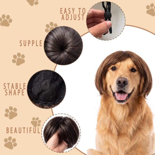 Adjustable Black Wig for Dogs & Cats product image