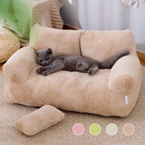 b8a96c4e-5f15-4937-a38e-dab3c68b0aec_trans.jpeg Soft sofa-style cat bed with pillow and anti-slip base