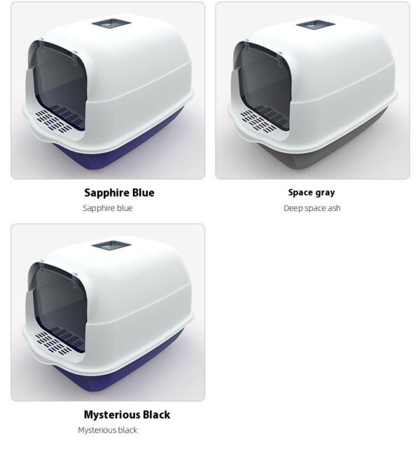 Fully Enclosed Cat Litter Box product image Fully Enclosed Cat Litter Box product image