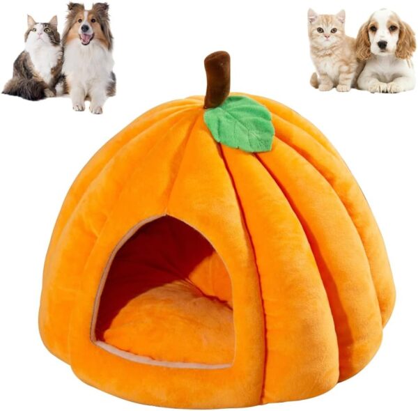 Pumpkin Cave Bed for Cats & Small Dogs product image Pumpkin Cave Bed for Cats & Small Dogs product image