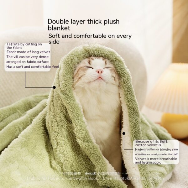 Solid-Colour Pet Blanket product image