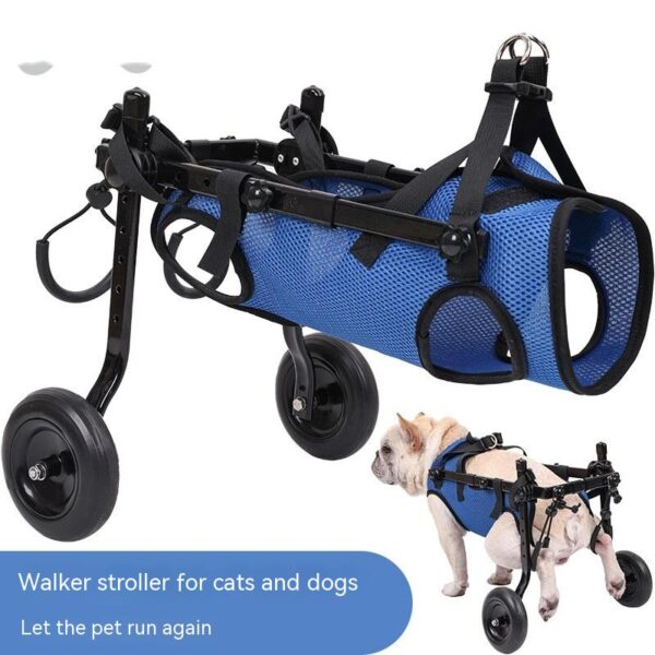 Pet Dog Wheelchair Scooter – Blue | XS, S & M product image
