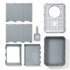 Foldable Double-Door Cat Litter Basin product image