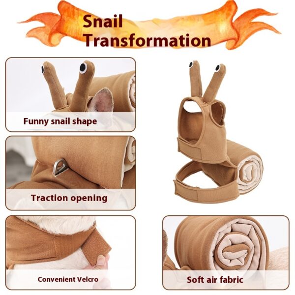 Cat Snail Headdress Costume for Dogs product image Cat Snail Headdress Costume for Dogs product image