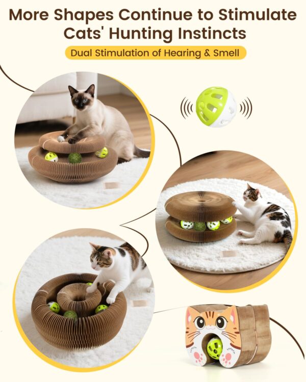 Magnetic Multi-Shape Cat Scratcher Toy product image Magnetic Multi-Shape Cat Scratcher Toy product image